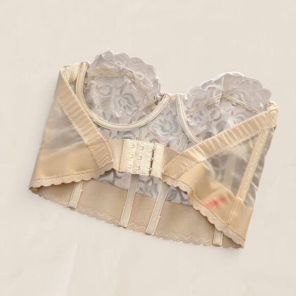 Vintage Victorias Secret Bustier Strapless Corset Coquette | 34C Union Made USA - Picture 2 of 7